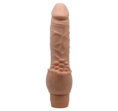 Realistyczny penis z wypustkami do łechtaczki 19cm